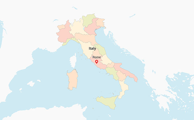 Map of Italy