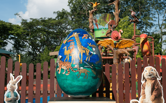 Peter Rabbit at Jurong Bird Park