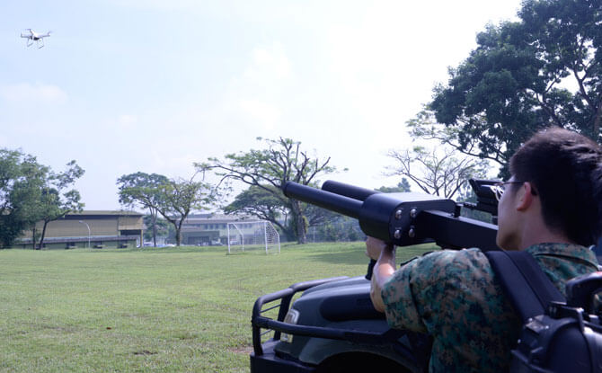 Counter-Unmanned Aerial System demonstration