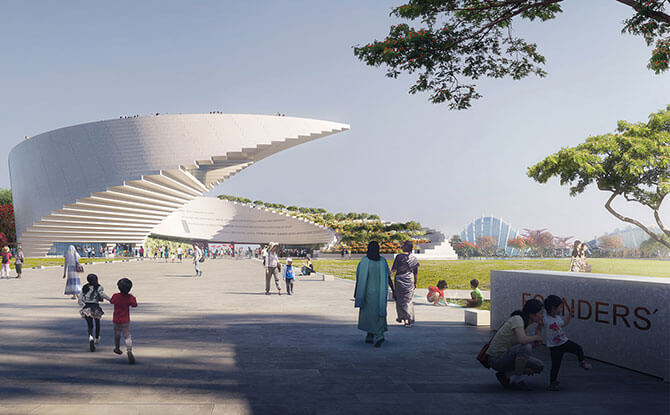 Choose Your Favourite Design For The Founders’ Memorial 4 Johnson Pilton Walker + RDC Architects