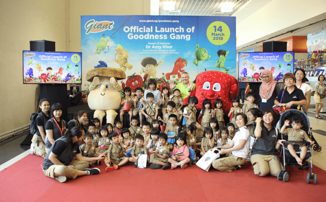 Launch of Goodness Gang at Giant