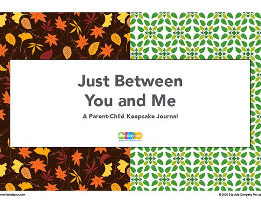 Parent-Child Keepsake Journal Printable: Written Conversations