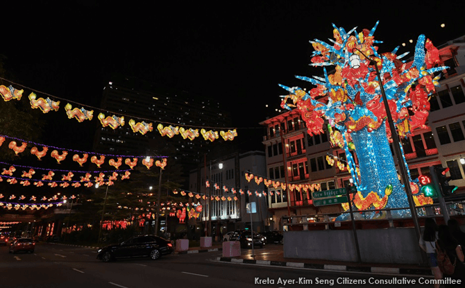 Lanterns in Singapore Chinatown, 2017