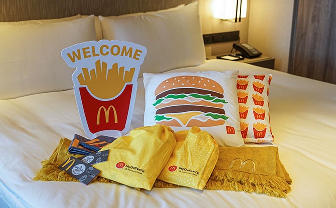 Get Exclusive Merch With McDelivery x Klook Happiest Night-In Staycation Packages