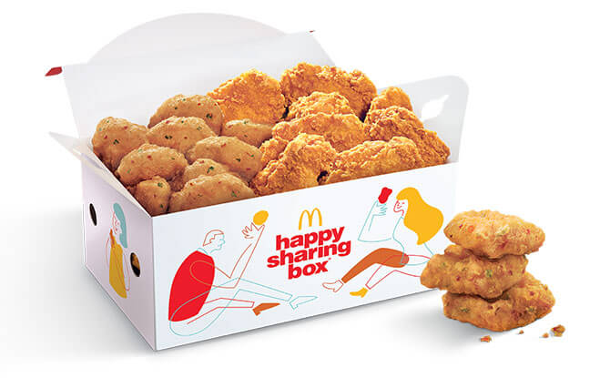 McDonald’s Curry Sauce Bottle And Spicy Chicken McNuggets Are Returning To Get The New Year Off To A Hot Start 2 McDonalds Happy Sharing Box C with Spicy Chicken McNuggets