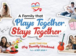 My Family Weekend by Families for Life (4 to 6 September 2020)