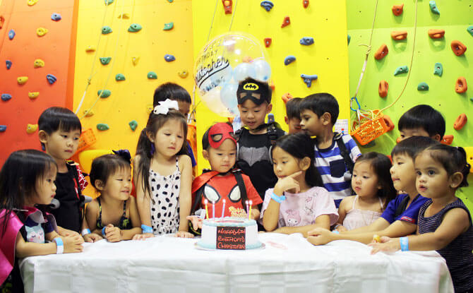 Great Ideas For An Action-Packed Birthday Party In Singapore For Kids Bursting With Energy 7 My Little Climbing Room Birthday Party