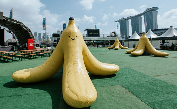 One of Art-Zoo Inflatable Parks' inflatable characters. Photo: Colossal Pro