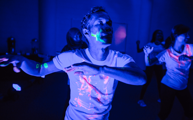 Glowing Zumba