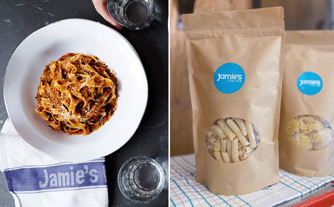 Jamie’s Italian Is Giving A Pack Of Fresh Pasta With 2 Pasta Dishes Ordered This Weekend