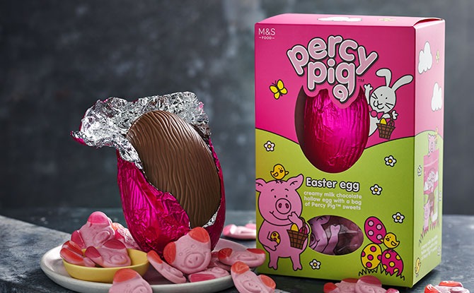 Percy Pig Easter Egg