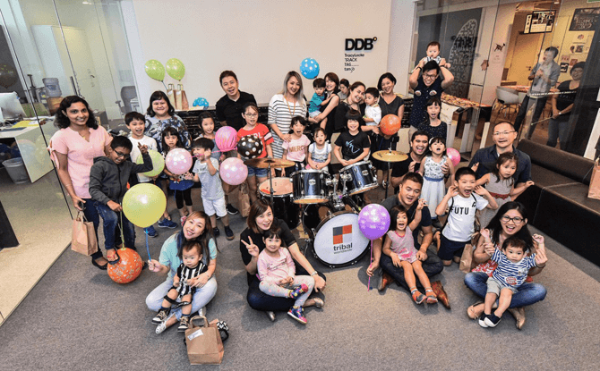 DDB Group hosted around 19 families and 25 children of their employees with a variety of activities organised in celebration of My Family Weekend.