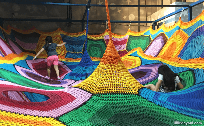 Kidzland at The Grandstand: Indoor Playground & Kiddy Entertainment Centre Rainbow Net