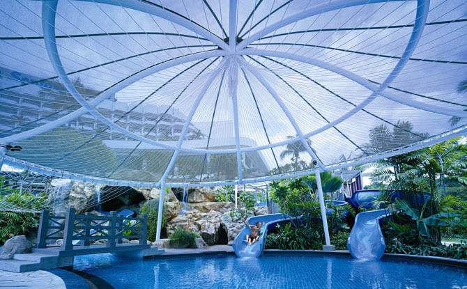 Rasa Sentosa Resort and Spa Children's Pool and Slides