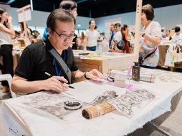 Join A Chinese Calligraphy Workshop & View Works By Visually Impaired Artist, Wesley Seah This Weekend