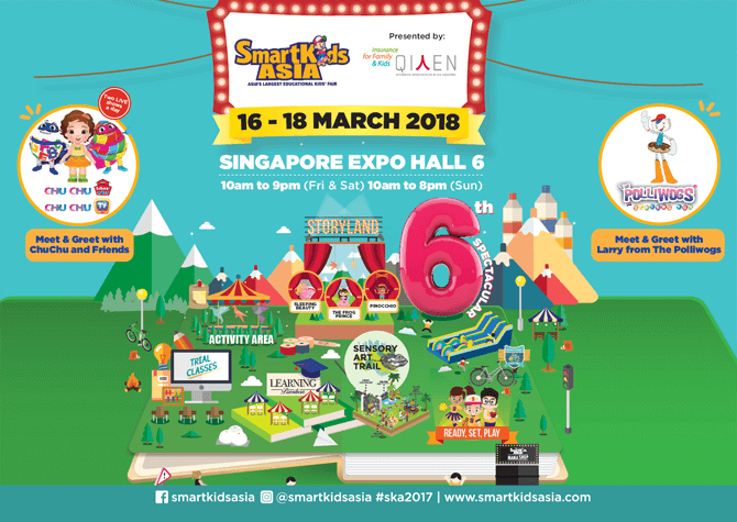 SmartKids Asia 2018 - 16 to 18 March 2018, Singapore Expo Hall 6