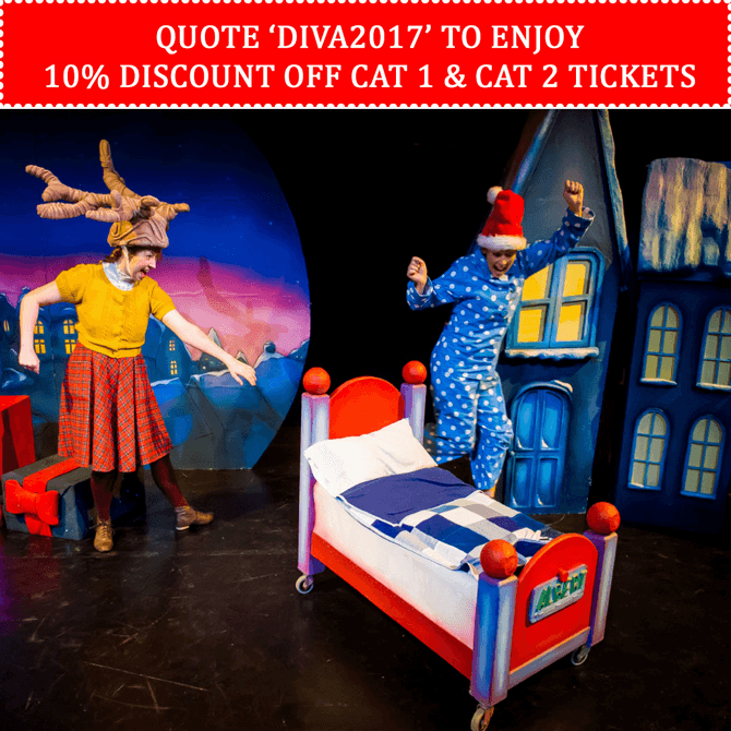 Enjoy discounts to Santa's Little Helper at SOTA Drama Theatre in Singapore