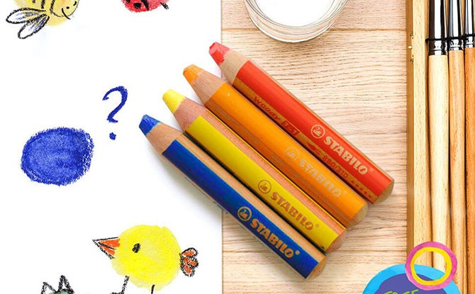 STABILO Woody 3 In 1 Color Pencil, Watercolor And Wax Crayon - Use STABILO Promo Code
