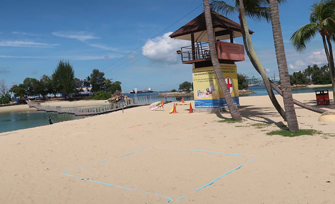 Sentosa Beach Reservation: Make A Booking For Peak Times From 17 October 2020