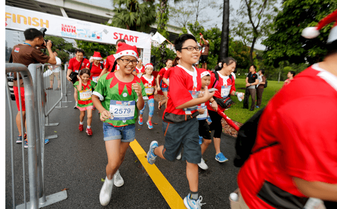 Make-A-Wish Singapore's Santa Run for Wishes