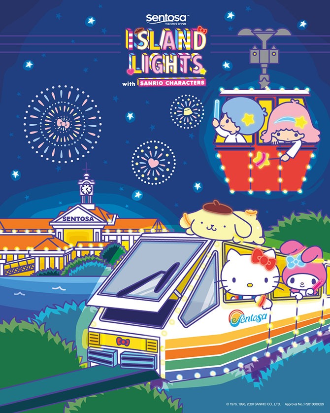 See Sanrio Characters at Siloso Beach