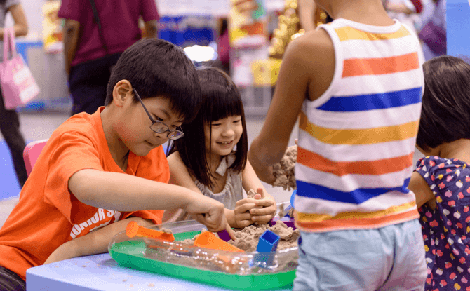 Kids can engage in different activities at SmartKids Asia 2018