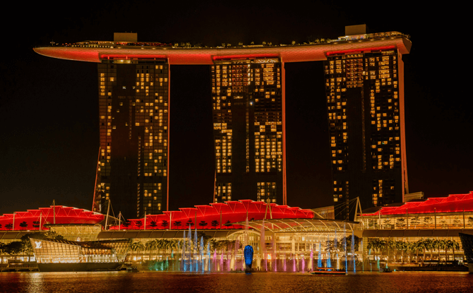 Marina Bay Sands Light Show