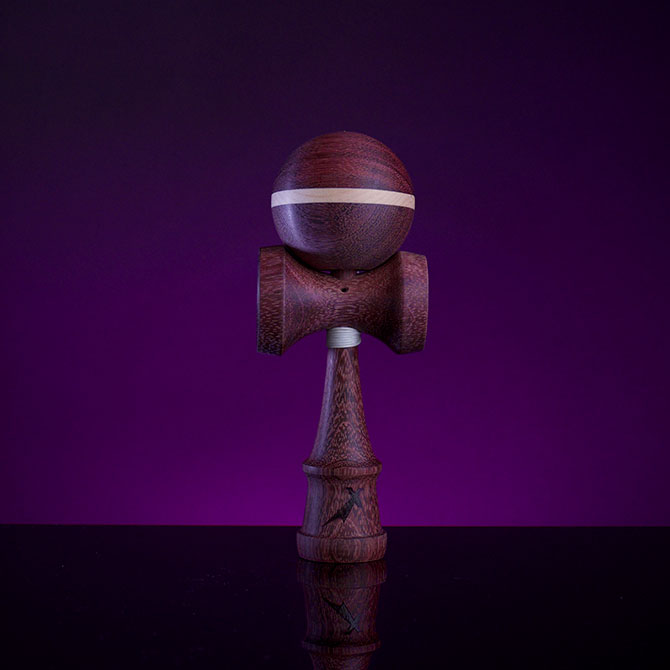 Japan – Purpleheart with Maple Stripe Kendama