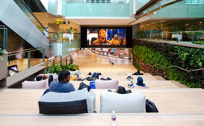 ST3PS - Communal Amphitheatre at Changi Airport T3 Basement 2