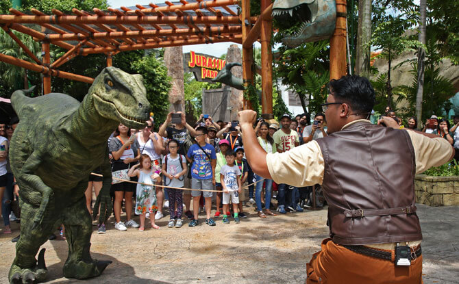 Jurassic World: Explore & Roar Jurassic World: Explore & Roar, Universal Studios Singapore at Resorts World Sentosa
