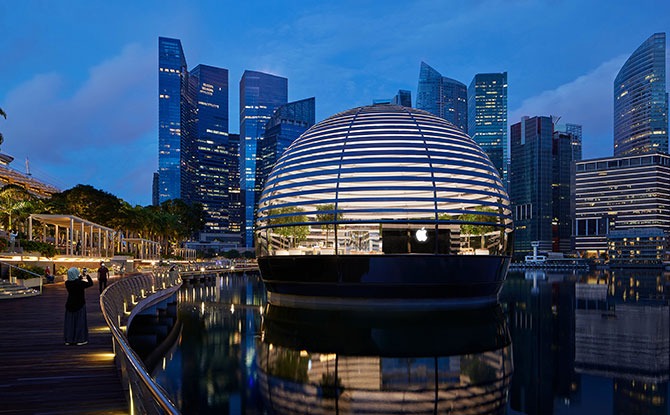 Apple Store at Marina Bay Opening 10 September 2020