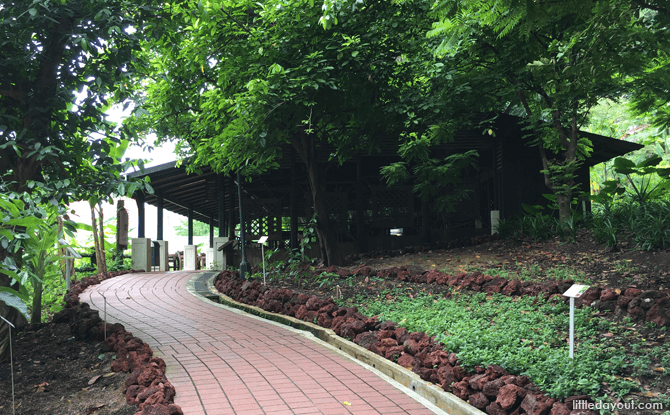 Walkway leading to The Archeological Dig