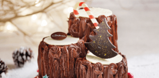 Bakerzin's Triplette Chocolat Cake Log