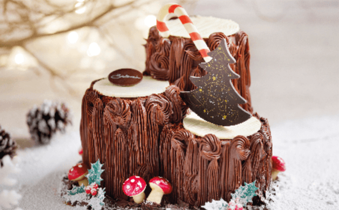 Bakerzin's Triplette Chocolat Cake Log