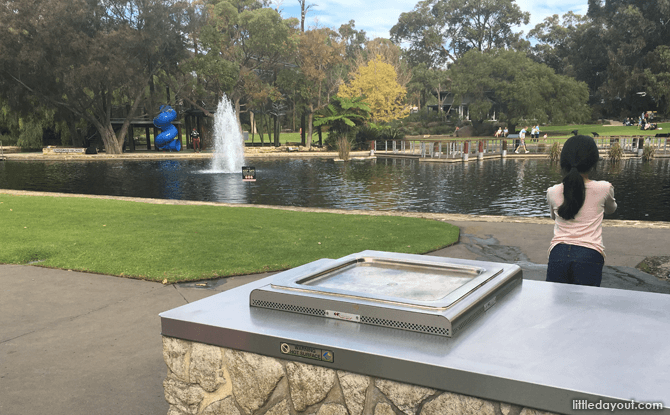 Barbecue pit at Synergy Parkland