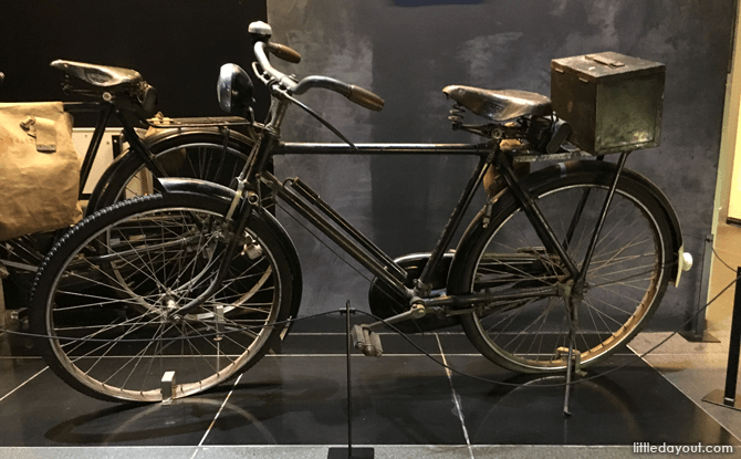 These bicycles are a reminder of how the invading army managed to conquer Malaya and Singapore in just over two months.