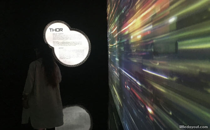 Marvel Exhibition in Singapore - Marvel Studios: Ten Years of Heroes at the ArtScience Museum 7 Step through the Bifrost bridge