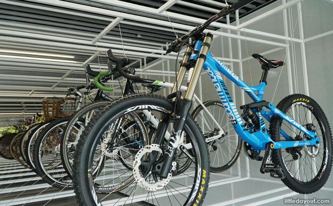 Bike in the cabinet