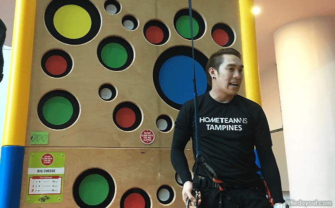 Briefing at Clip 'n Climb