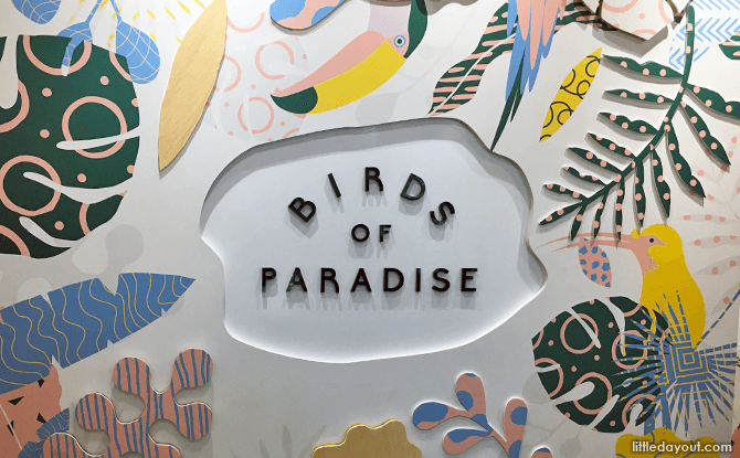 Birds of Paradise Gelato Boutique Feature Wall