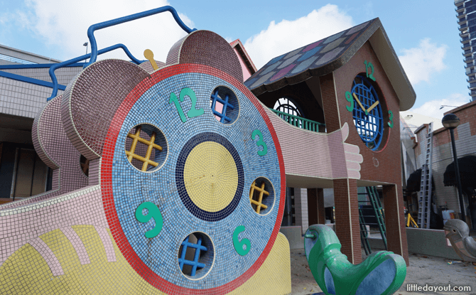 Mosaic Bishan Clock Playground