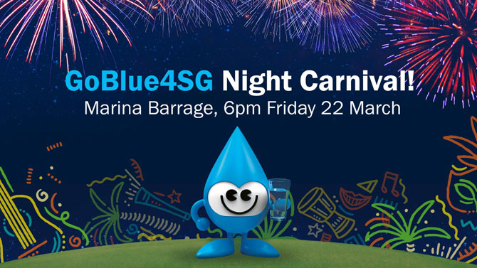 GoBlue4SG Night Carnival - Singapore World Water Day
