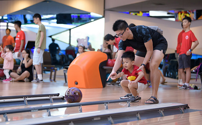 Family Bowling Activity