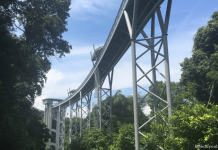 Sentosa's Fort Siloso Skywalk's Bridge