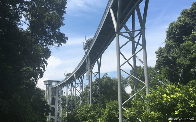 Sentosa's Fort Siloso Skywalk's Bridge