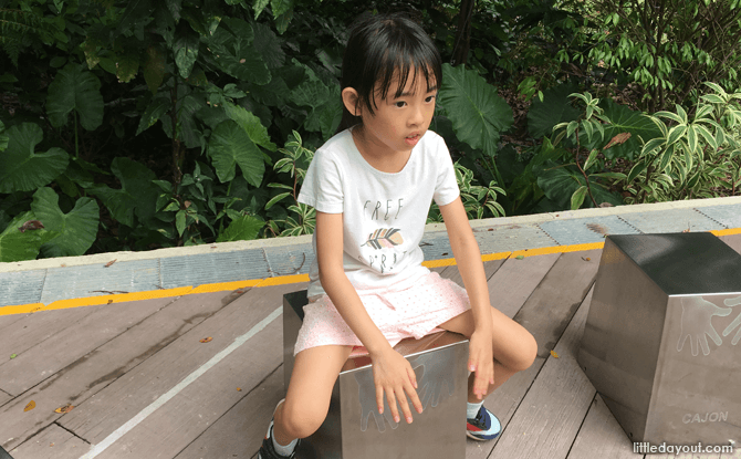 Cajon station - Play spot at Jacob Ballas Children's Garden