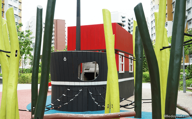 Double-decker ship playground in Canberra