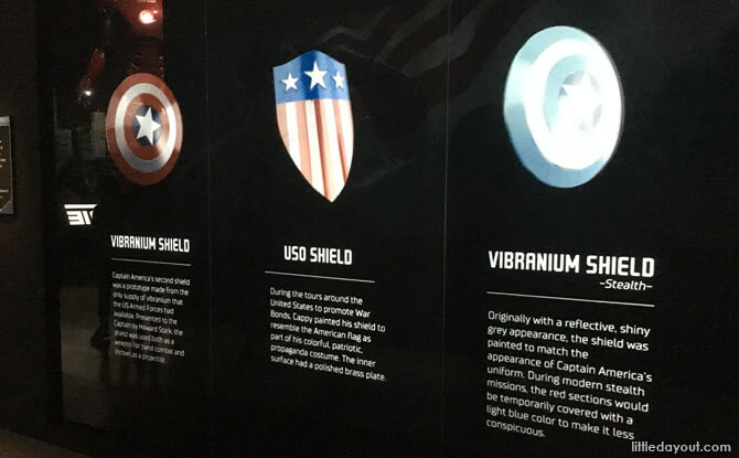 Captain America Shields, ArtScience Museum Singapore