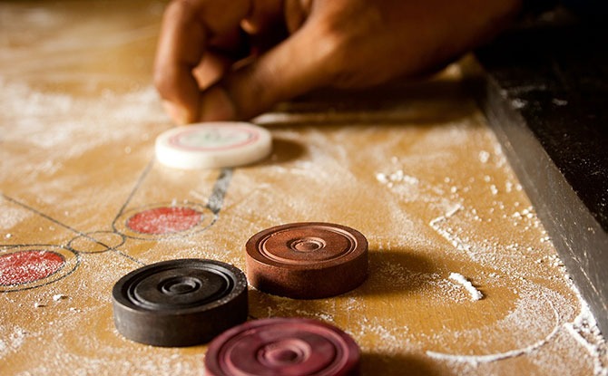 Playing Carrom