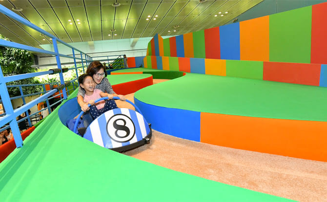 Bobsleigh Rides at Changi Airport